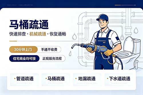 新城马桶疏通