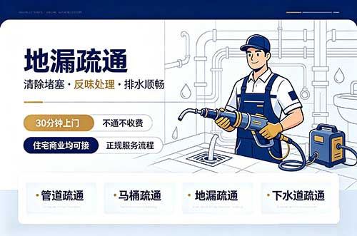 新城地漏疏通